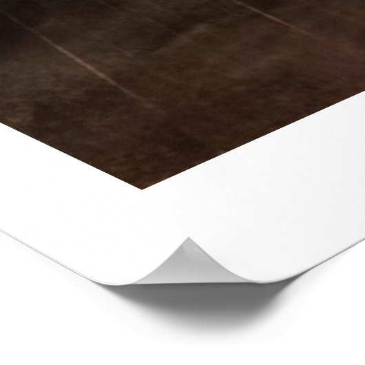 Affiche illustrée "Chaud quand il pleut" (Coin)