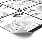 Affiche illustrée en alphabet grec (Coin)