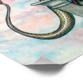 Affiche Impression Artistique Dragon Fée Compagnon (Coin)
