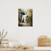 Affiche Impression d'Art de Chien Sealyham Terrier (Cuisine)