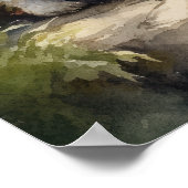 Affiche Impression d'Art de Chien Sealyham Terrier (Coin)