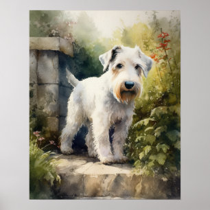 Affiche Impression d'Art de Chien Sealyham Terrier