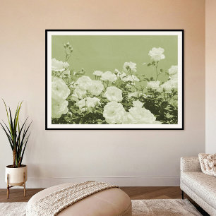 Affiche Impression d'Art Photo Jardin Floral de Ro