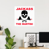 Affiche, Impression - JACKASS, Le Martini (Bureau à domicile)