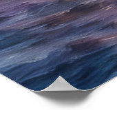 Affiche Impressionniste d'Art de la Plage au Couch (Coin)
