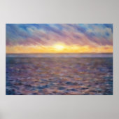 Affiche Impressionniste d'Art de la Plage au Couch (Devant)