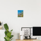 Affiche Impressionniste de Champ de Fleurs Sauvage (Bureau à domicile)