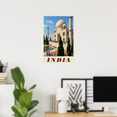 Affiche Inde (Bureau à domicile)