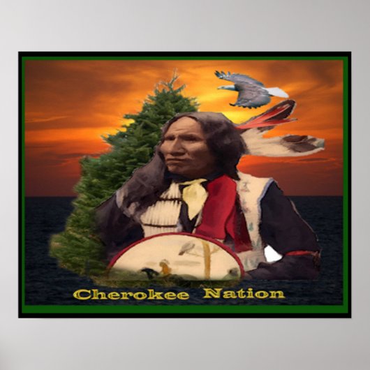 Affiche indienne de Cherokee (Devant)