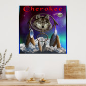 Affiche indienne de Cherokee (Cuisine)
