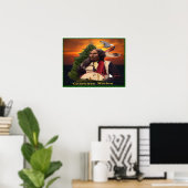 Affiche indienne de Cherokee (Bureau à domicile)
