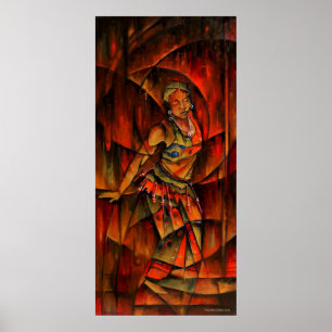 Affiche indigène de la cannelure II