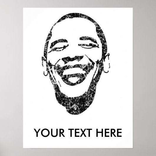 Affiche infectible Smile Distressed (Devant)