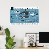 Affiche infographique - Édition néerlandaise (Bureau à domicile)
