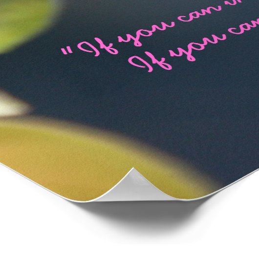 Affiche inspirante (Coin)