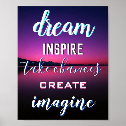 Affiche inspirante (Devant)