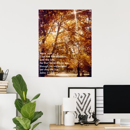 Affiche inspirante (Bureau à domicile)