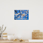 Affiche inspirante Arbre de Fleurs (Cuisine)
