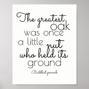 affiche inspirante citation proverbe bouddhiste