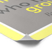 affiche inspirante citation proverbe bouddhiste (Coin)