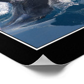 Affiche inspirante dauphin (Coin)