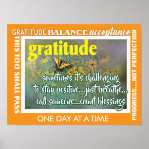 affiche inspirante de gratitude 19