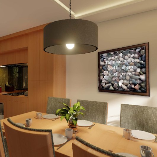 Affiche inspirante de sagesse du renseignement