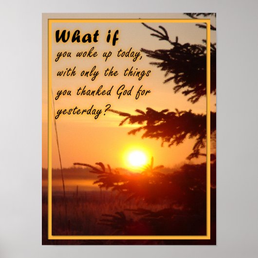 Affiche Inspirante Dieu Merci (Devant)