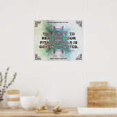 Affiche inspirante pour la condition physique Cita (Cuisine)