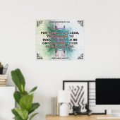 Affiche inspirante pour la condition physique Cita (Bureau à domicile)