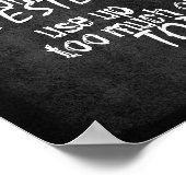 affiche inspirante Will Rogers cite sur grey (Coin)