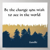 Affiche Inspiration Gandhi Art (Devant)
