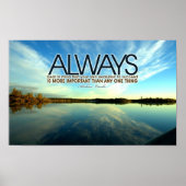 Affiche Inspirationnelle Abraham Lincoln (Devant)