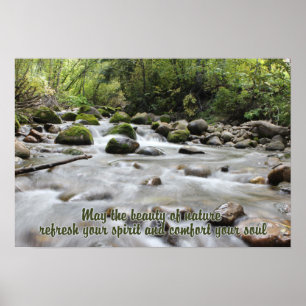 Affiche inspirée de courant de forêt