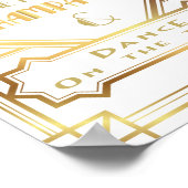 Affiche inspirée de Gatsby pour boire du champagne (Coin)