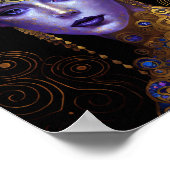 Affiche inspirée de Klimt (Coin)