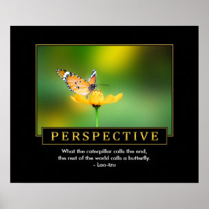 Affiche inspirée de perspective