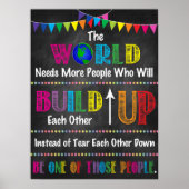 Affiche inspirée en arc-en-ciel (Devant)