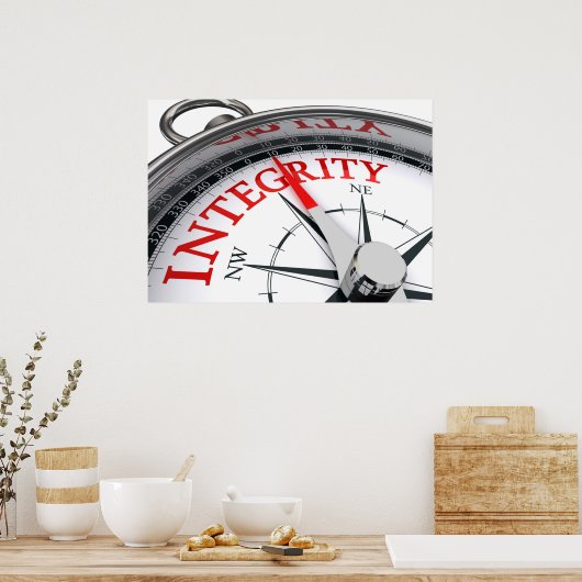 Affiche Intégrité (Cuisine)