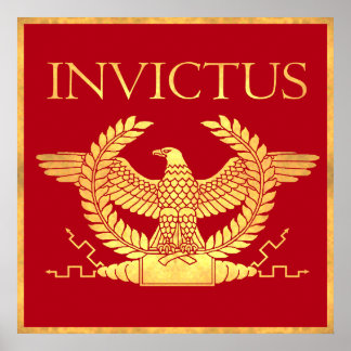 Affiche Invictus Gold antique