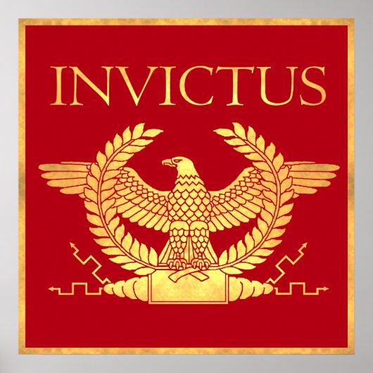 Affiche Invictus Gold antique (Devant)