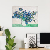 Affiche Irises de Van Gogh (Bureau à domicile)