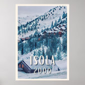 Affiche Isola 2000 Station de ski (Devant)
