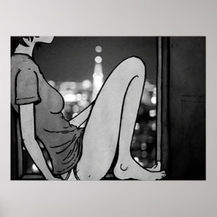 Affiche isolée de pensées