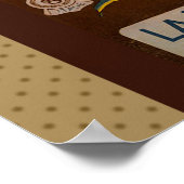 Affiche italienne Riviera Europe Italy Travel (Coin)