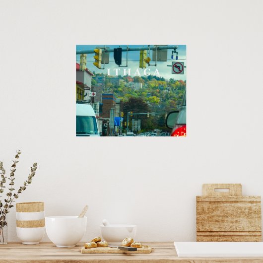 Affiche ITHACA NEW YORK (Cuisine)