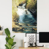 Affiche ITHACA NEW YORK BOTTERMILK FALLS (Bureau à domicile)
