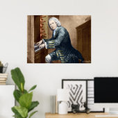 Affiche J.S. Bach (Bureau à domicile)