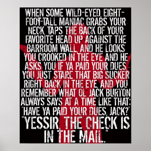 Affiche Jack Burton (Devant)