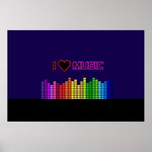 Affiche J'aime la musique